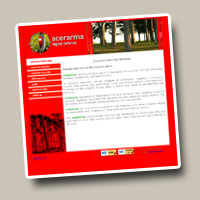 Acerarma Digital Defence website